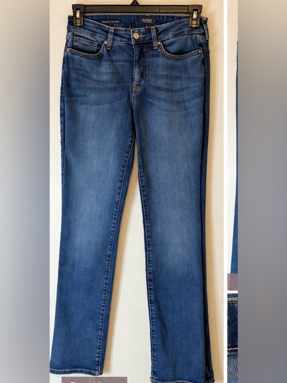 NYDJ MARILYN STRAIGHT JEANS (size 6)